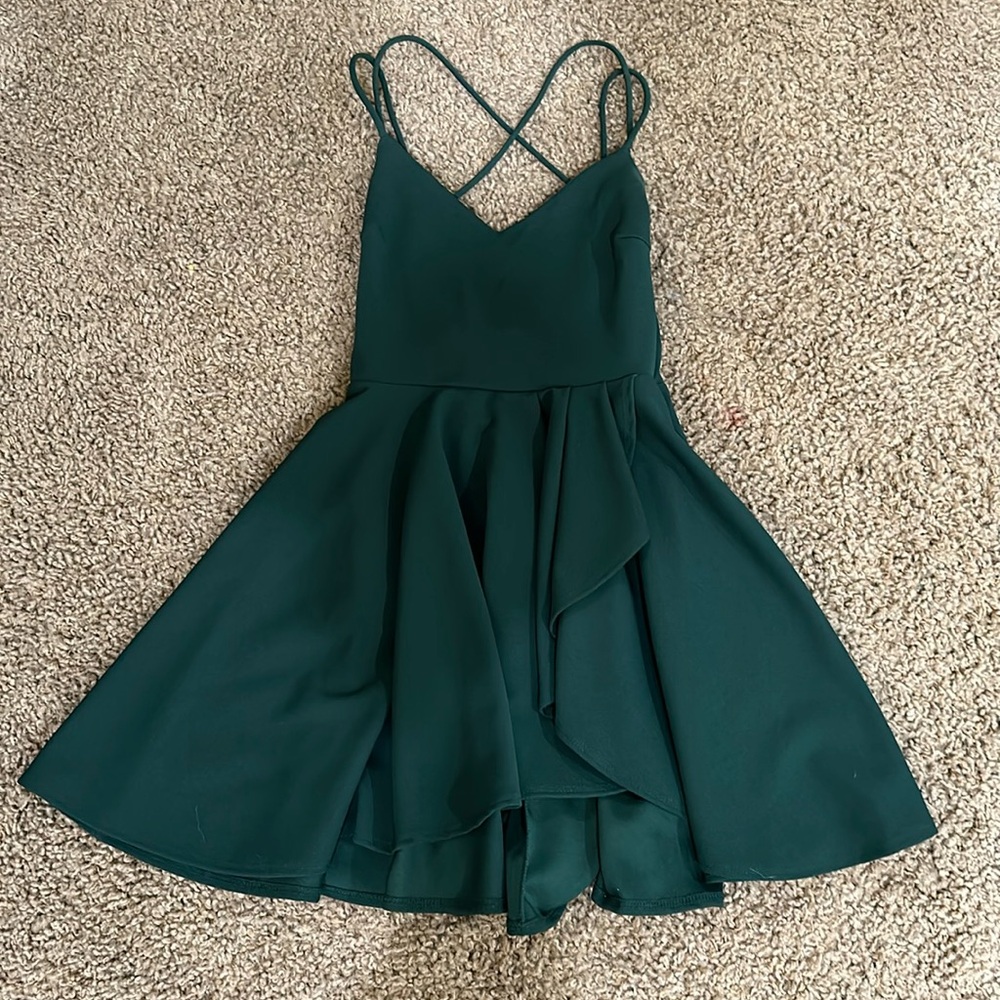 Windsor Skater Dress, size xs, Green